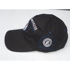 KŠILTOVKA VYŠÍVANÁ - ČERNÁ - ČZ  MOTORCYCLES LOGO S PLAMENY - ČZ STRAKONICE